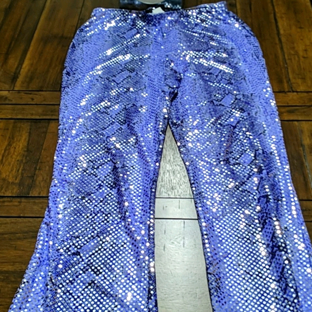 Very flashy flare legged pants